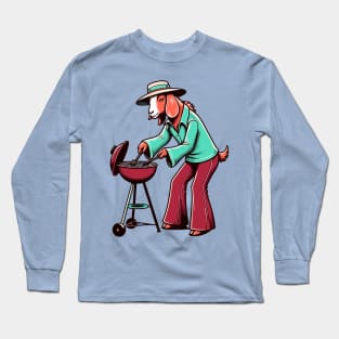 Goat make BBQ Long Sleeve T-Shirt